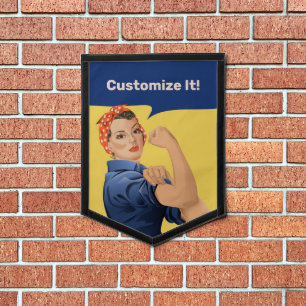 Rosie the Riveter Pennant