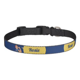 Rosie the Riveter Pet Collar