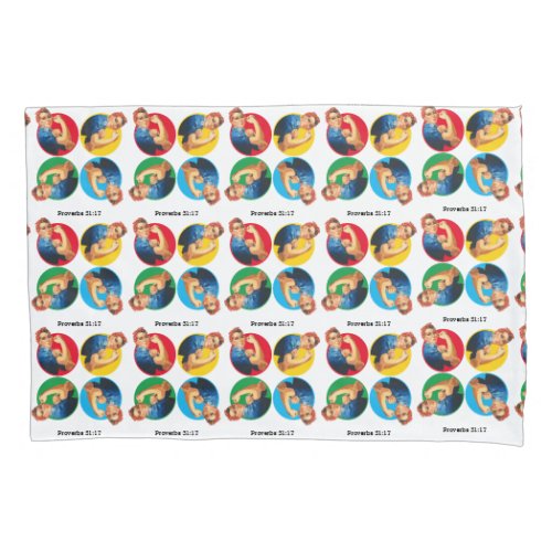 ROSIE THE RIVETER  PILLOW CASE