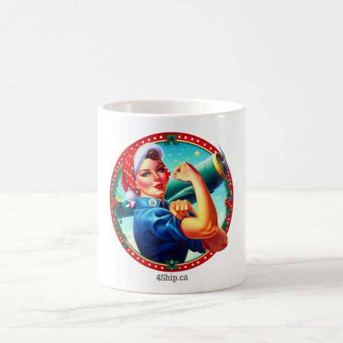 Rosie the Riveter Pin_up Girl Mug