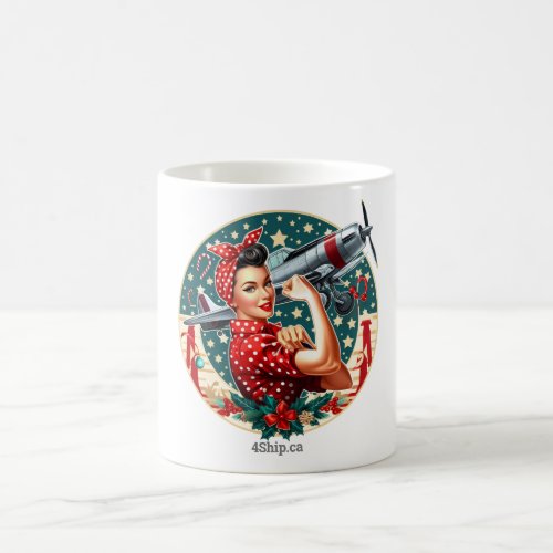 Rosie the Riveter Pin_up Girl Mug