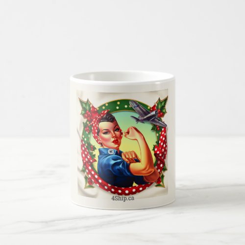 Rosie the Riveter Pin_up Girl Mug