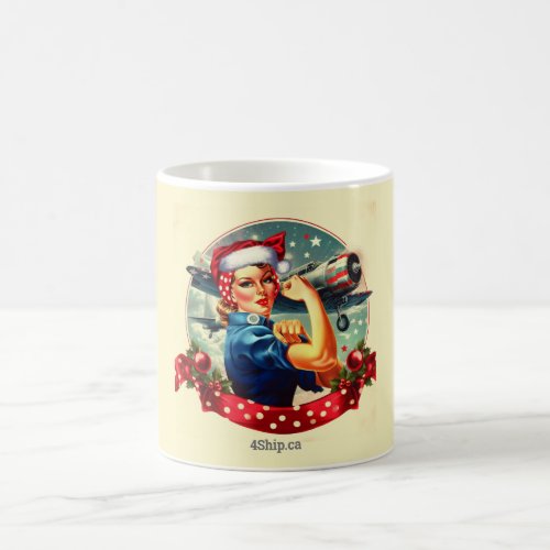 Rosie the Riveter Pin_up Girl Mug