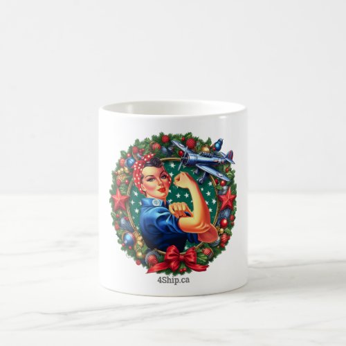 Rosie the Riveter Pin_up Girl Mug