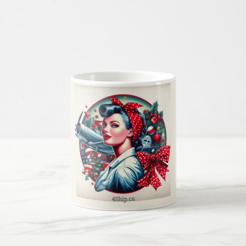 Rosie the Riveter Pin_up Girl Mug