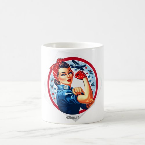 Rosie the Riveter Pin_up Girl Mug