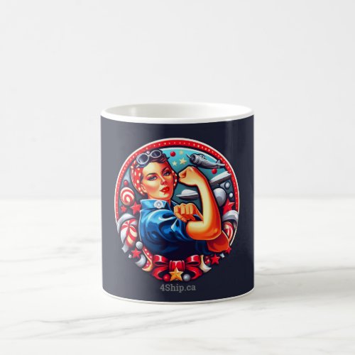 Rosie the Riveter Pin_up Girl Mug