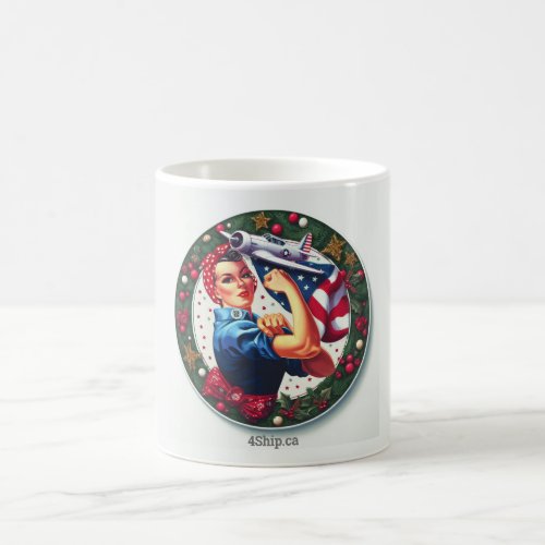 Rosie the Riveter Pin_up Girl Mug