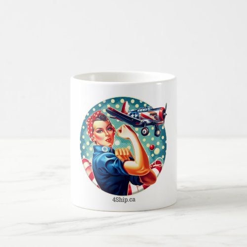 Rosie the Riveter Pin_up Girl Mug