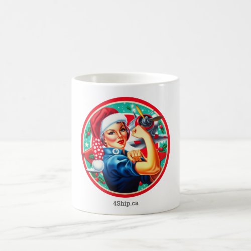 Rosie the Riveter Pin_up Girl Mug