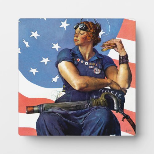 Rosie the Riveter Plaque