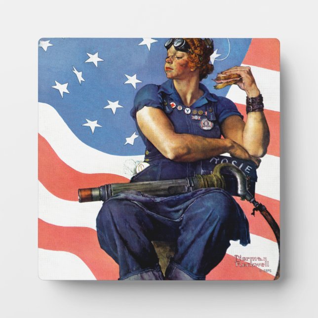 Rosie the Riveter Plaque (Front)