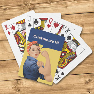 Rosie the Riveter Poker Cards