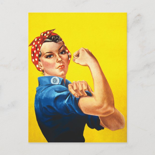 Rosie The Riveter Postcard (Front)