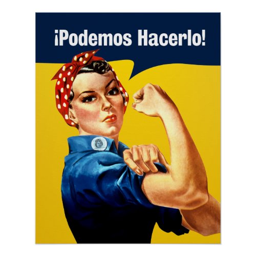 Rosie the Riveter  Poster  Spanish Espaol