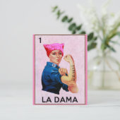 Rosie the Riveter Resists La Dama Loteria (Standing Front)