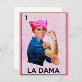 Rosie the Riveter Resists La Dama Loteria (Front/Back)