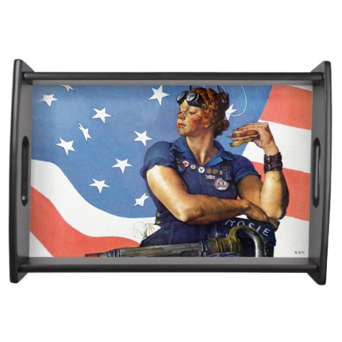 Rosie the Riveter Serving Tray