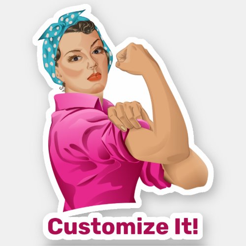 Rosie the Riveter Sticker