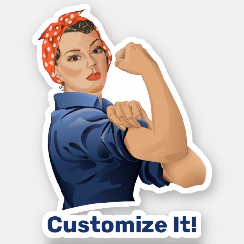 Rosie the Riveter Sticker