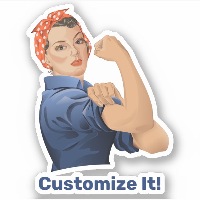 Rosie the Riveter Sticker (Front)