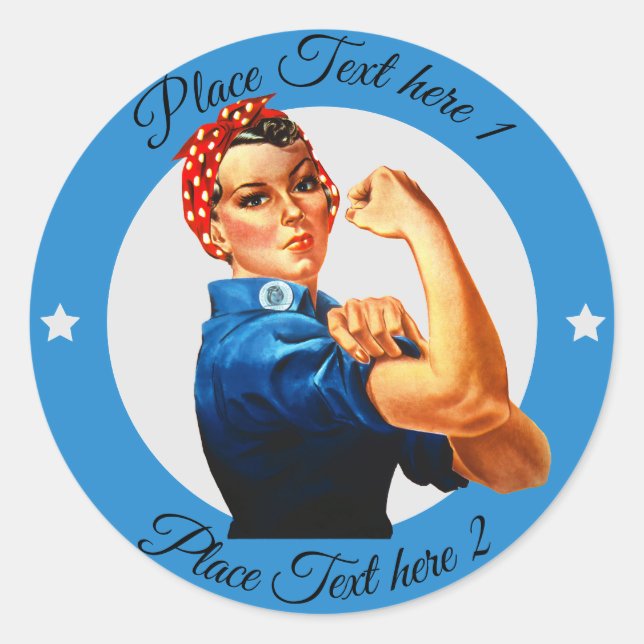 Rosie the Riveter - Sticker (Front)