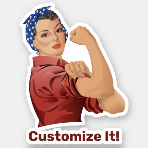 Rosie the Riveter Sticker