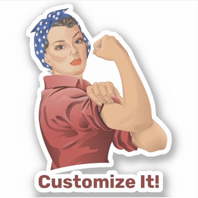 Rosie the Riveter Sticker (Front)