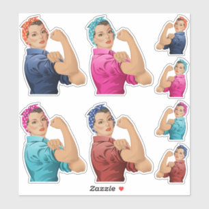 Rosie the Riveter Sticker Set