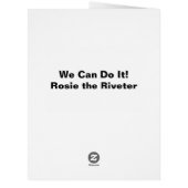 Rosie the Riveter: Strong Women Female Empowerment (Back)