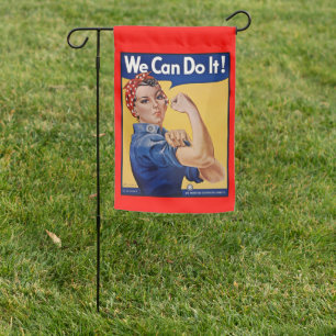 Rosie the Riveter: Strong Women Female Empowerment Garden Flag