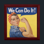 Rosie the Riveter: Strong Women Female Empowerment Gift Box<br><div class="desc">Rosie the Riveter, a symbol of female empowerment, emerged during World War II when millions of women entered the workforce to support the war effort. These women, often referred to as "Rosies, " took on traditionally male-dominated jobs in factories and shipyards, proving their capability and determination. Their contributions were vital...</div>