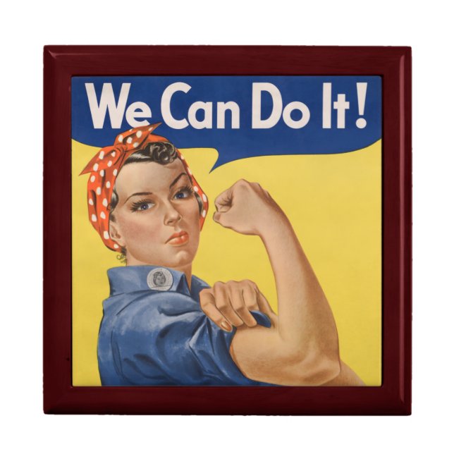 Rosie the Riveter: Strong Women Female Empowerment Gift Box (Front)
