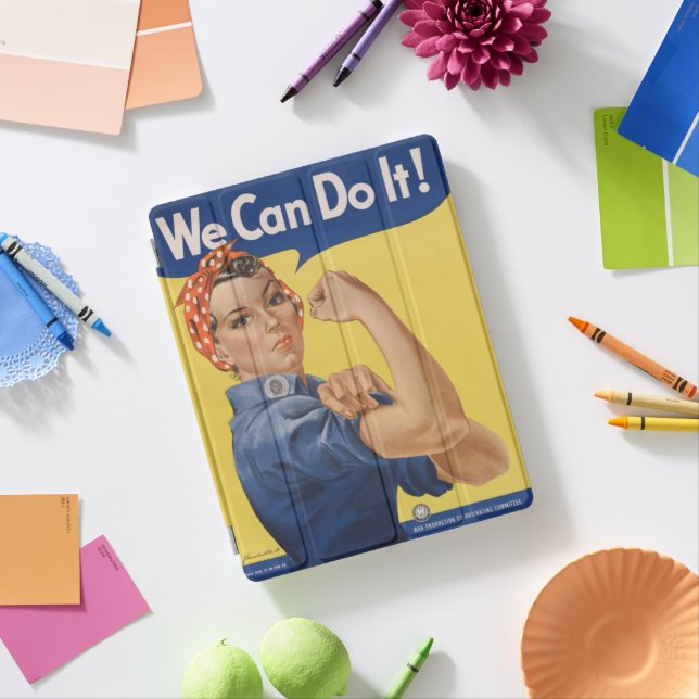 Rosie the Riveter: Strong Women Female Empowerment iPad Smart Cover (In Situ)