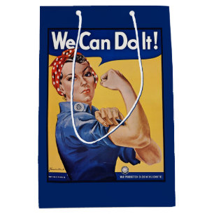 Rosie the Riveter: Strong Women Female Empowerment Medium Gift Bag