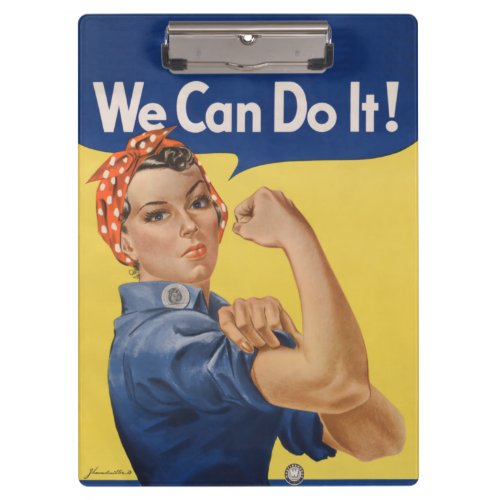 Rosie the Riveter Strong Women in the Workforce  Clipboard