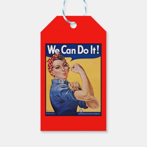 Rosie the Riveter Strong Women in the Workforce  Gift Tags