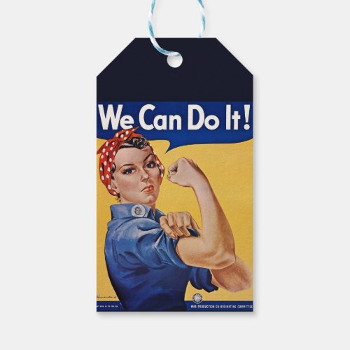 Rosie the Riveter Strong Women in the Workforce  Gift Tags