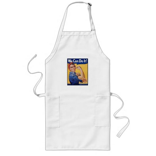 Rosie the Riveter Strong Women in the Workforce  Long Apron