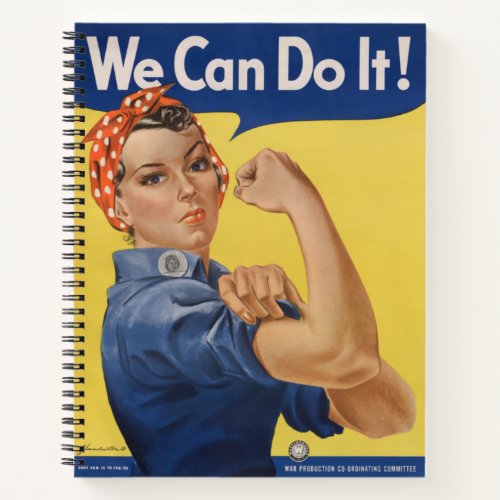 Rosie the Riveter Strong Women in the Workforce  Notebook
