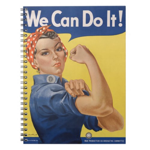 Rosie the Riveter Strong Women in the Workforce  Notebook