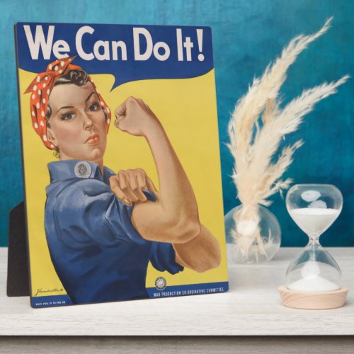 Rosie the Riveter Strong Women in the Workforce  Plaque