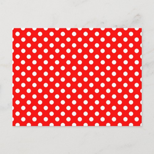 Rosie The Riveter Style Fashion Polka Dots Postcard