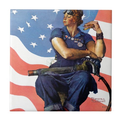 Rosie the Riveter Tile