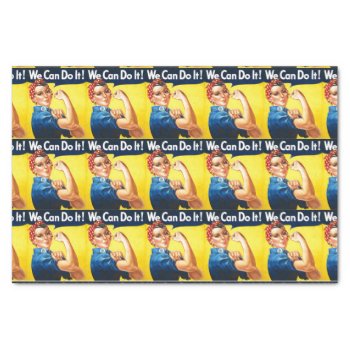 Rosie The Riveter Tissue Paper by KraftyKays at Zazzle