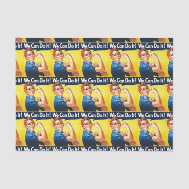 Rosie the Riveter Tissue Paper (Front)