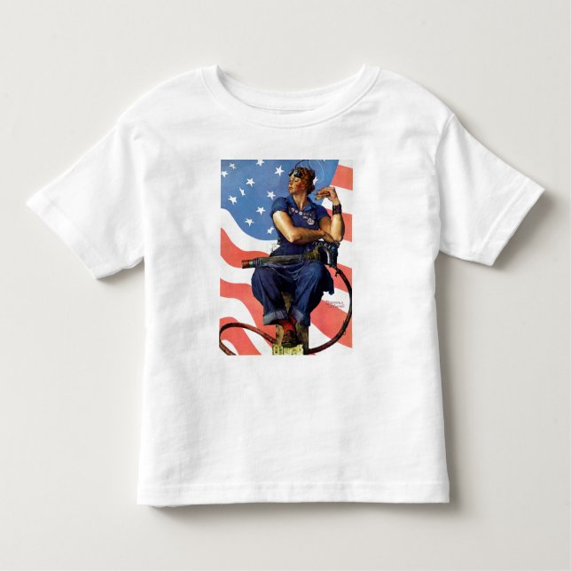 "Rosie the Riveter" Toddler T-shirt (Front)