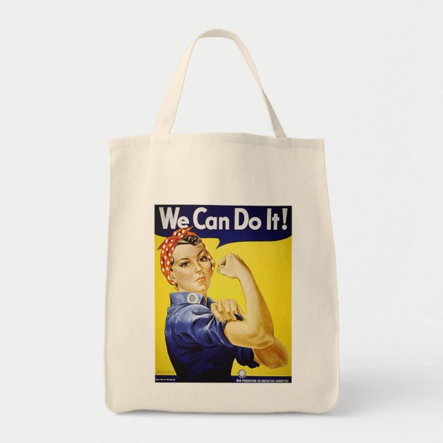 Rosie the Riveter tote (Front)