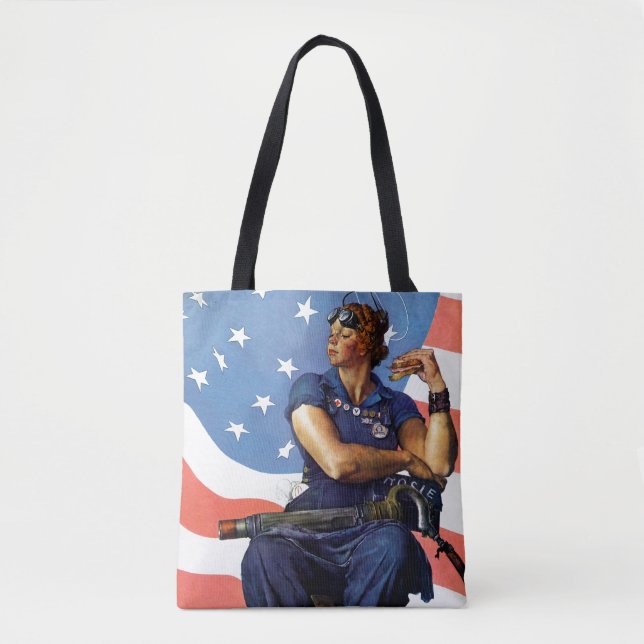 "Rosie the Riveter" Tote Bag (Front)