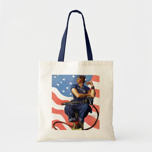 Rosie the Riveter Tote Bag (Front)
